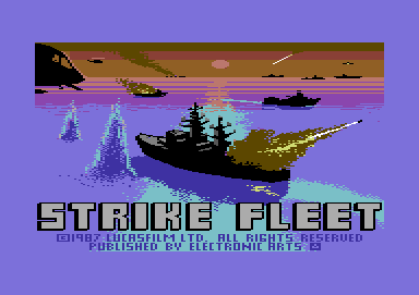 Strike Fleet screenshot 3 for Commodore 64